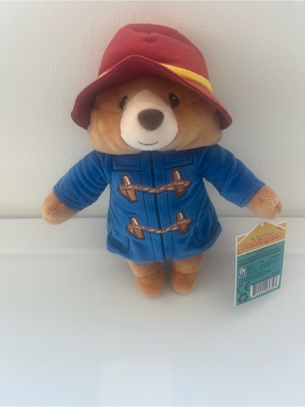 Paddington Bear Plush in Red Hat and Blue Coat